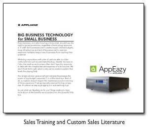 Sales Literature Example